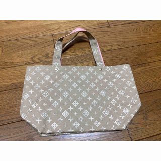 ラシット(Russet)のラシット☆ミニトートバッグ ベージュ✖️ピンク(トートバッグ)