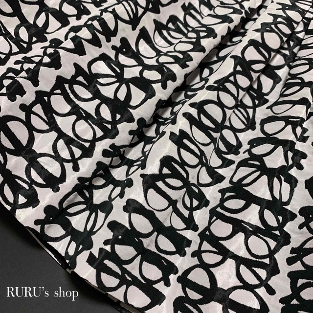 新品 alice+olivia グラッシーズ ジャガード タックフレアスカート-