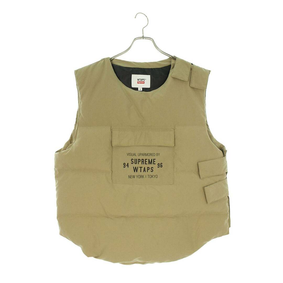 シュプリーム ×ダブルタップス WTAPS  21AW  Tactical Down Vest タクティカルダウンベスト メンズ S