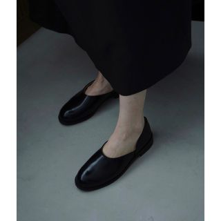 HARUTA×CLANE FLAT SHOES BLACK 38 新品未使用