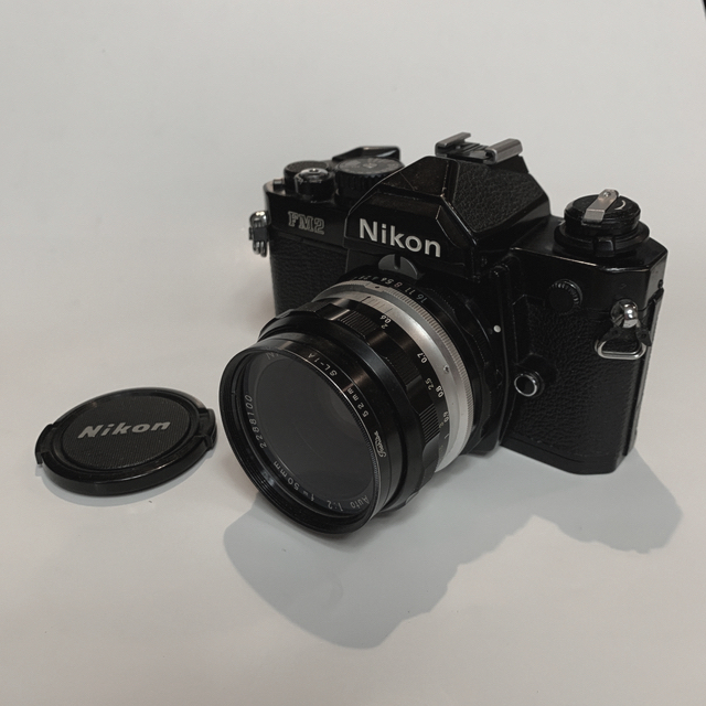 【ジャンク品】Nikon FM2 フィルムカメラ、レンズ