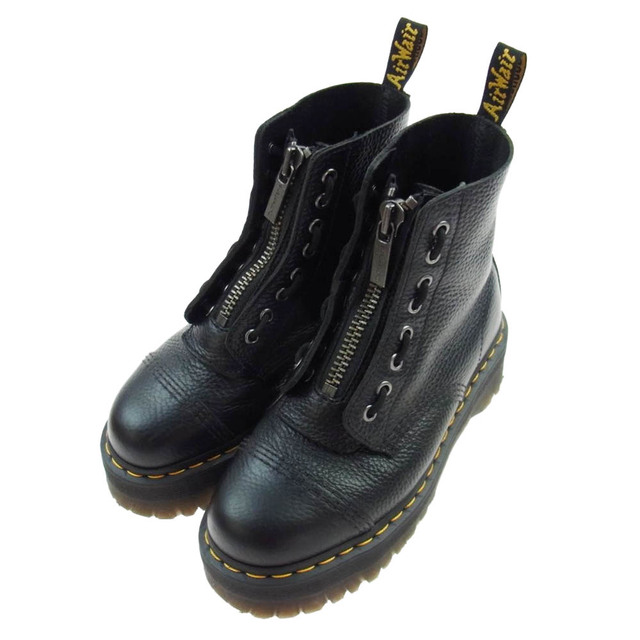 Dr.Martens ドクターマーチン ブーツ 22564001 SINCLAIR JUNGLE BOOTS シンクレア フロントジップ 厚底 コンバット ジャングルブーツ ブラック系 UK6