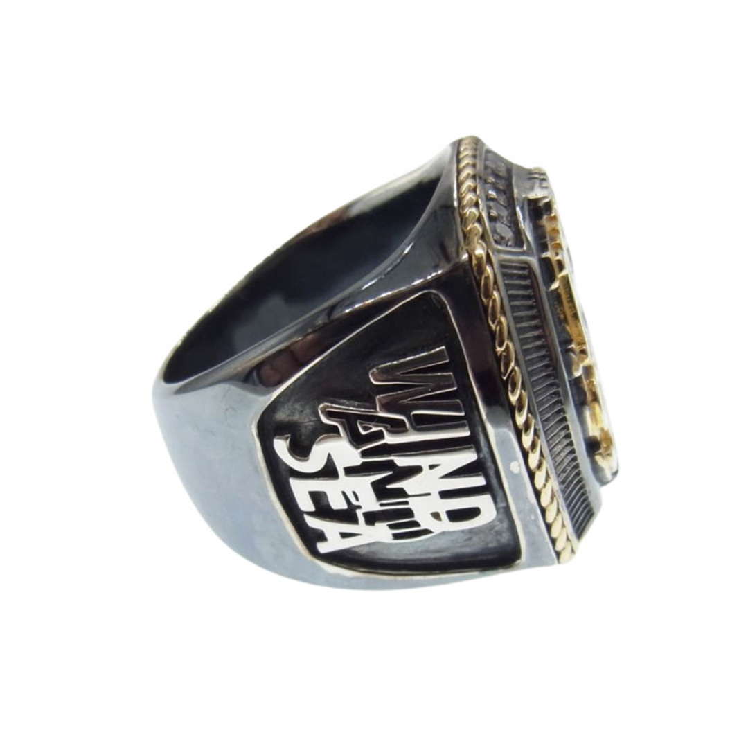 HYSTERIC GLAMOUR ヒステリックグラマー リング WIND AND SEA HYS SEA WDS-HYS-3-14 WDS 3rd  RING サード カレッジ リング シルバー系【中古】