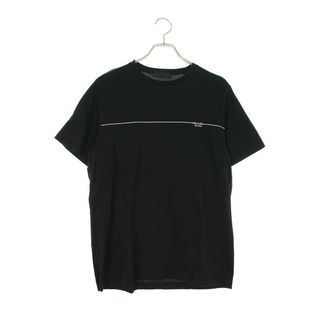 PRADA プラダ ロゴプリント コットン半袖Tシャツ ホワイト UJN656 R201 1WPG