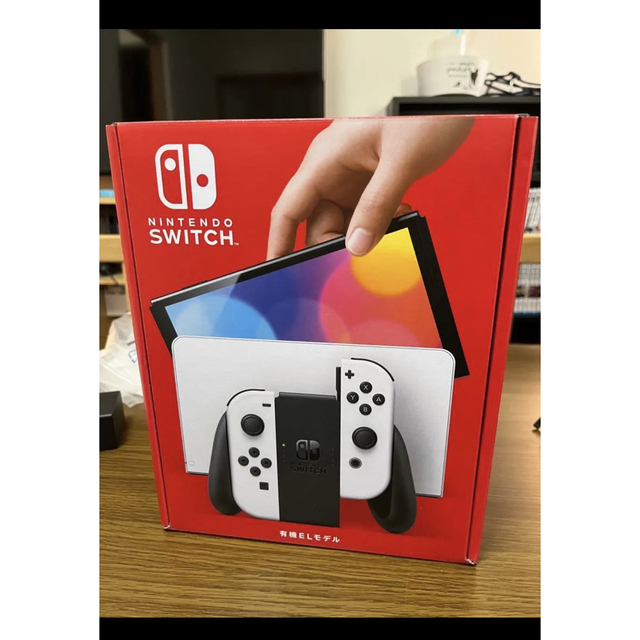 ニンテンドースイッチ　有機ELモデル　ホワイト　モンハンライズ付き