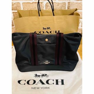 コーチ(COACH)のコーチナイロントートバック(ブラック)(トートバッグ)