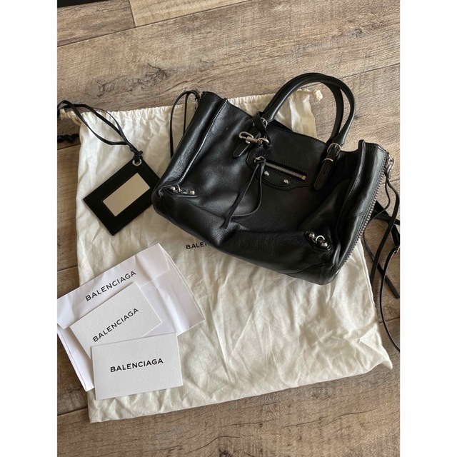 Balenciaga - バレンシアガ☆ペーパーミニ 黒バッグの通販 by moca's