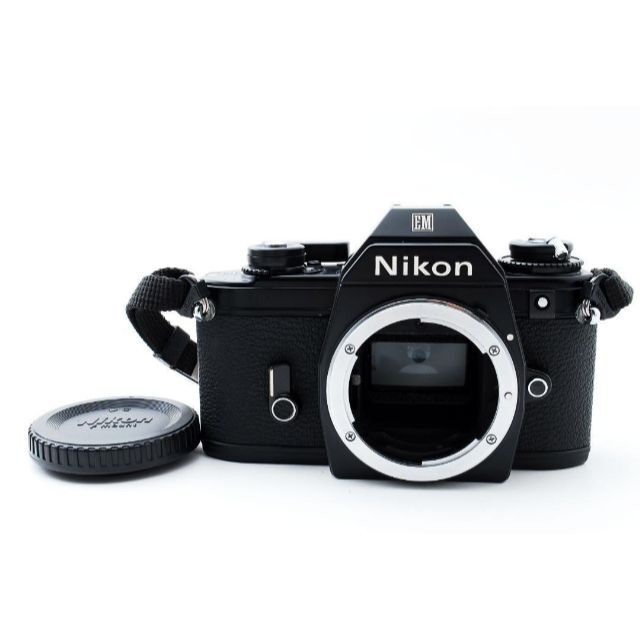 美品　NIKON 　EM　フィルムカメラ　モルト新品交換済 防湿庫管理　Y554asd09