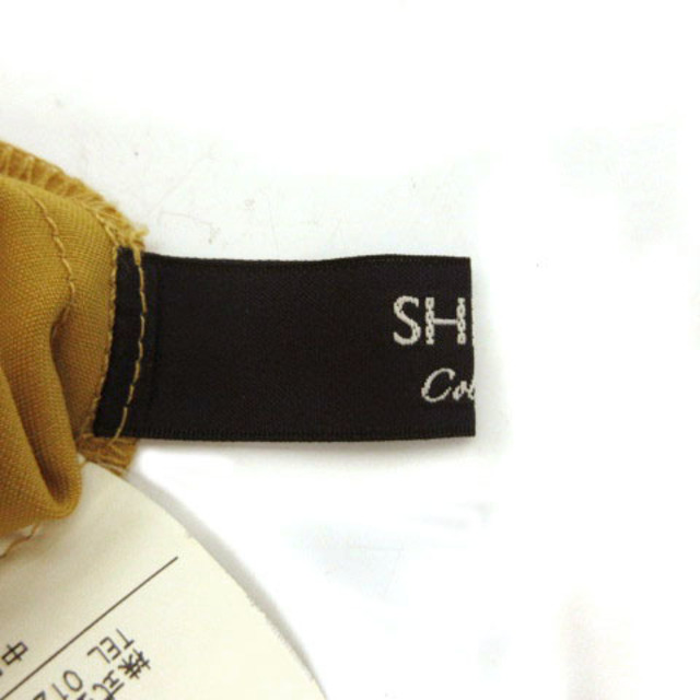 SHIPS(シップス)のシップス SHIPS スカート フレア ひざ丈 ウエストゴム マスタード S レディースのスカート(ひざ丈スカート)の商品写真