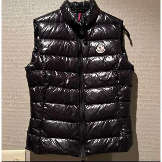 モンクレール(MONCLER)のモンクレール　ダウンベスト　ブラック(ダウンベスト)