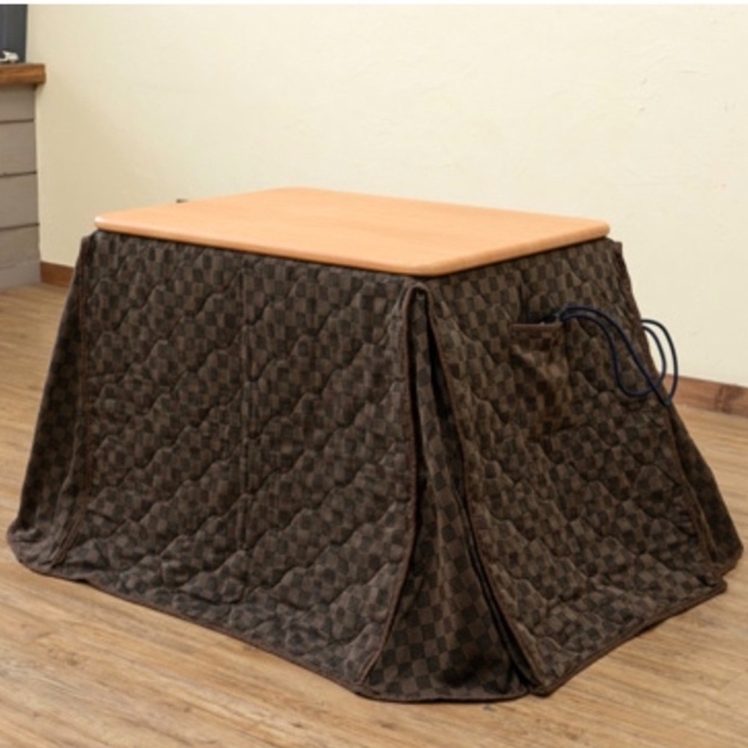 ダイニングコタツ 掛け布団セット 80×60 ナチュラル 優れた品質 9679円