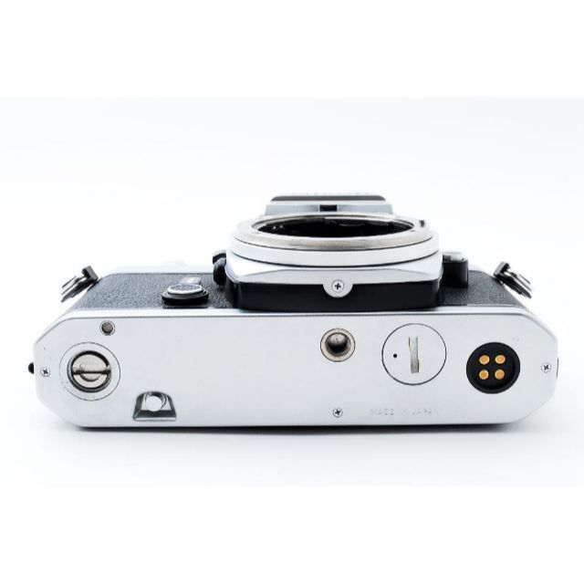超美品 NIKON FM シルバー フィルムカメラ モルト新品交換済 Y527 最新