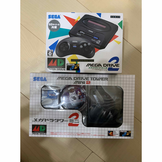 新品未開封　メガドライブミニ2 + メガドラタワーミニ2