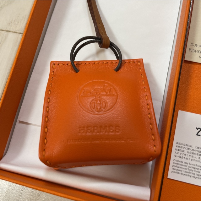 【HERMES】新品未使用 サックオランジュ チャーム 1