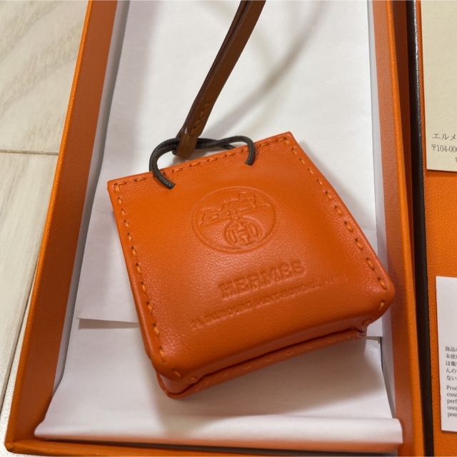 【HERMES】新品未使用 サックオランジュ チャーム 2