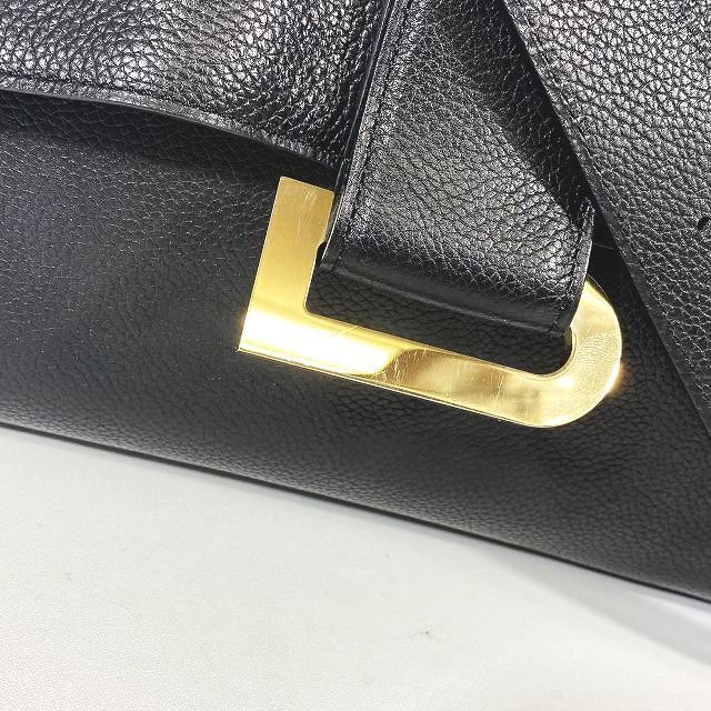 DELVAUX デルヴォー ゴールドD金具 フラップ レザー ショルダーバッグ 1