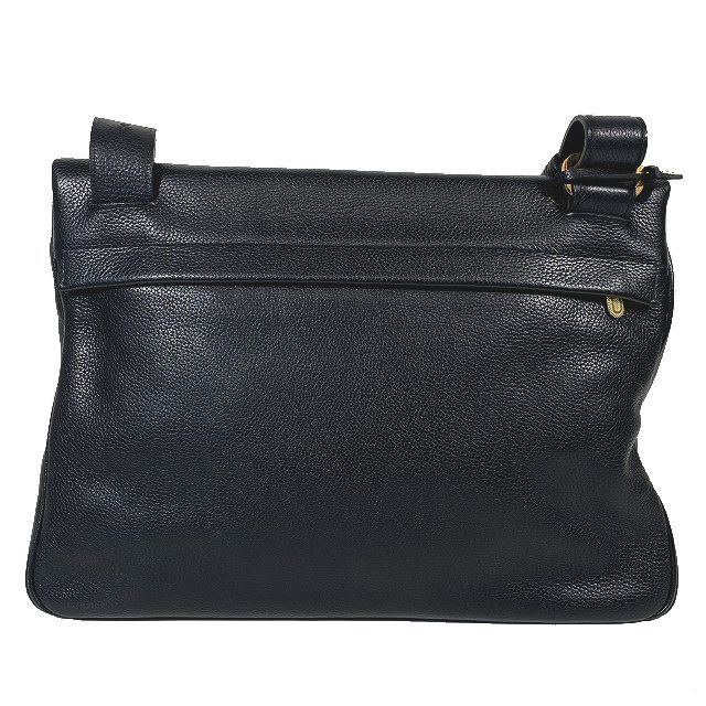 DELVAUX デルヴォー ゴールドD金具 フラップ レザー ショルダーバッグ 3