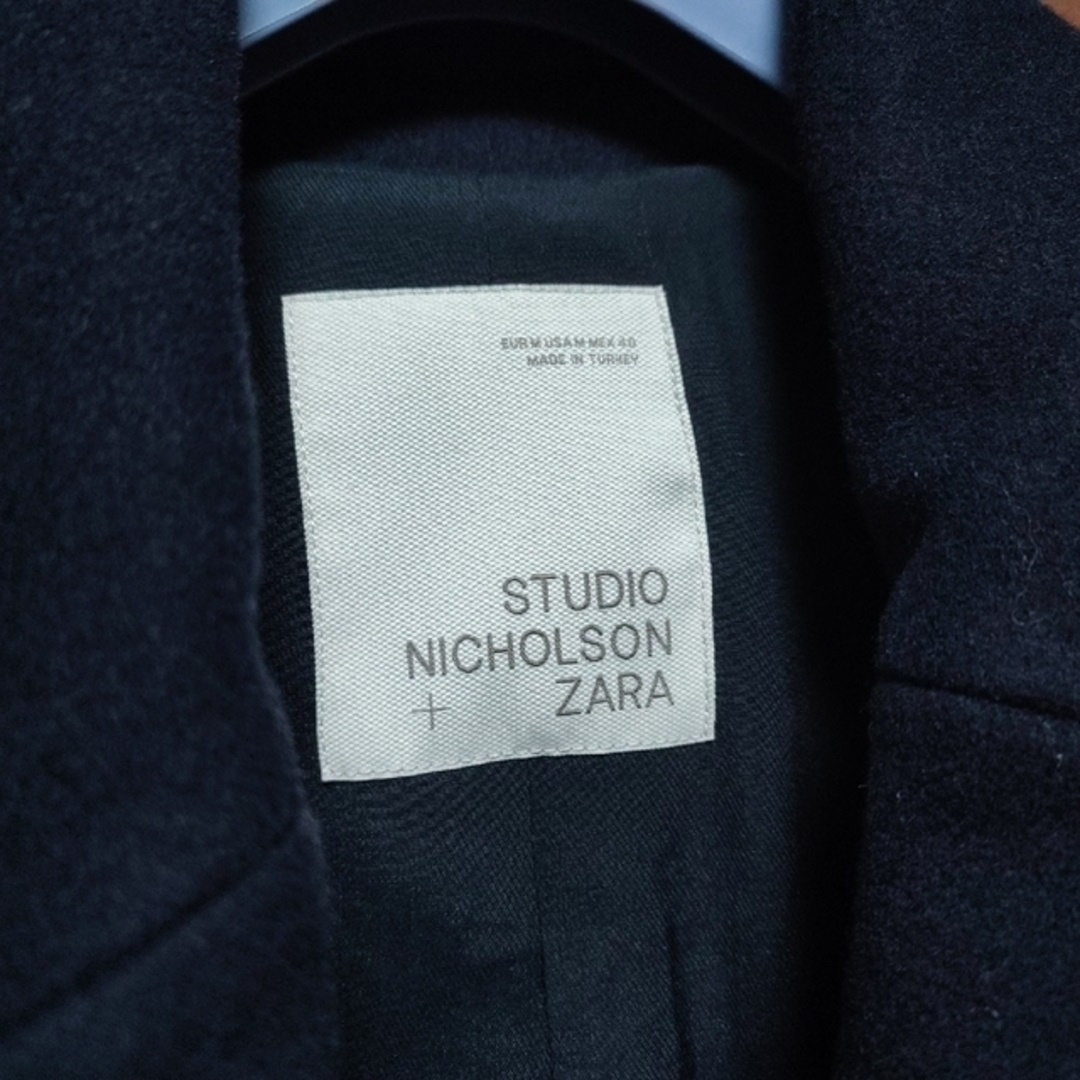 Studio Nicholson Zara ピーコート レザーパッチ M - ピーコート