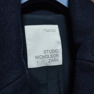 ZARA - Studio Nicholson Zara ピーコート レザーパッチ Mの通販 by