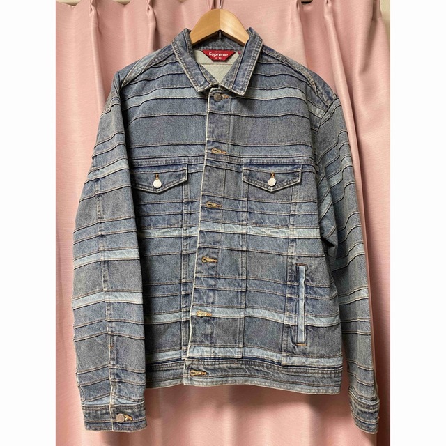 Supreme(シュプリーム)のsupreme layered denim trucker jacket メンズのジャケット/アウター(Gジャン/デニムジャケット)の商品写真