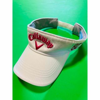 キャロウェイ(Callaway)の美品★キャロウェイ callaway ゴルフ サンバイザー レディース(ウエア)