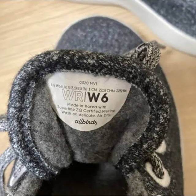 【oggi掲載】allbirds スニーカー ウールランナーズ　W6 メンズの靴/シューズ(スニーカー)の商品写真