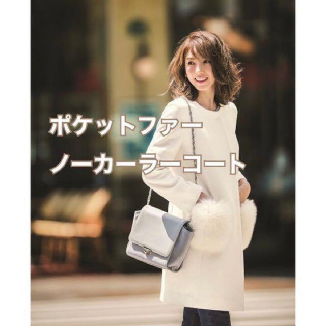 ポケットファーノーカラーコート 予約販売 19110円引き ahq.com.mx