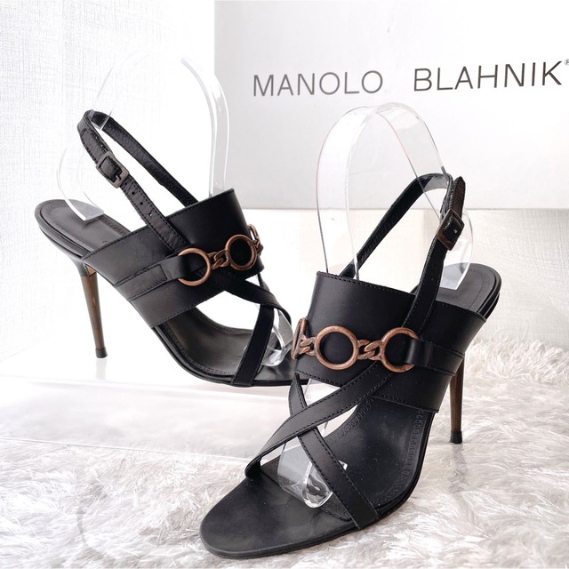 MANOLO  BLAHNIK マノロブラニク　サンダル　ハイヒール　ピンヒール