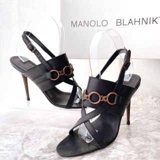 マノロブラニク(MANOLO BLAHNIK)のMANOLO  BLAHNIK マノロブラニク　サンダル　ハイヒール　ピンヒール(サンダル)