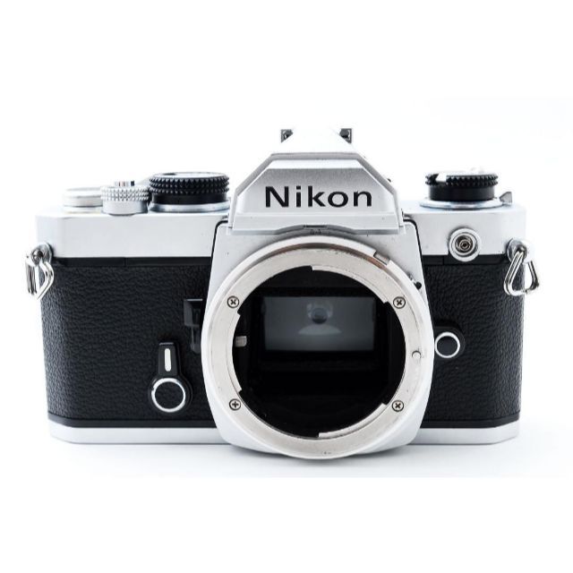 超美品 NIKON FM シルバー フィルムカメラ モルト新品交換済 Y526