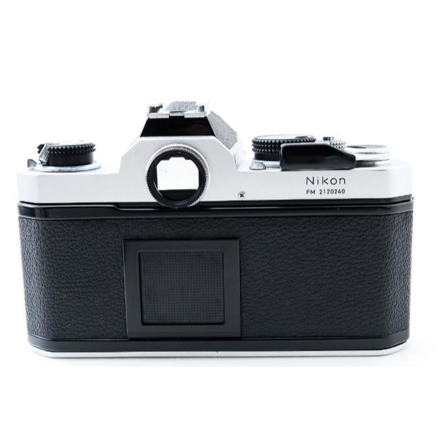 超美品 NIKON FM シルバー フィルムカメラ モルト新品交換済 Y526