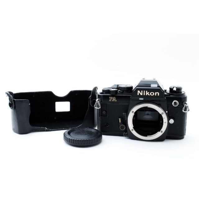 超美品　NIKON FA ブラック　フィルムカメラ　モルト新品交換済 Y566