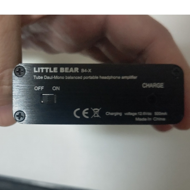 【Little Bear】B4-X【真空管ポータブルアンプ】 スマホ/家電/カメラのオーディオ機器(アンプ)の商品写真