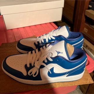 ジョーダン(Jordan Brand（NIKE）)のNIKEWMNS Air Jordan 1Low Marina Blue28cm(スニーカー)