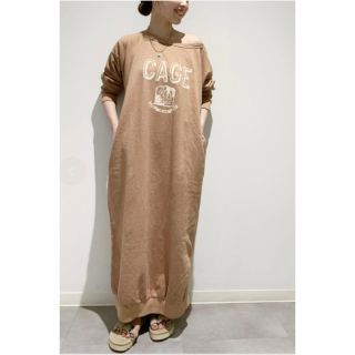 プラージュ(Plage)のMIXTA × Plage 別注 MAXI SWEAT ワンピース(ロングワンピース/マキシワンピース)