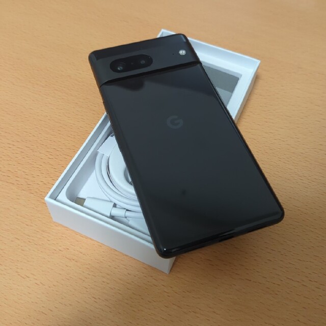 スマートフォン/携帯電話 スマートフォン本体 Google pixel7 256GB 黒 obsidian SIMフリー 家電・スマホ・カメラ 