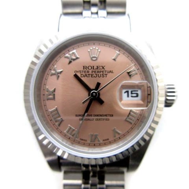 ROLEX(ロレックス)のロレックス デイトジャスト ピンク/ローマ 69174 腕時計 自動巻 アナログ レディースのファッション小物(腕時計)の商品写真