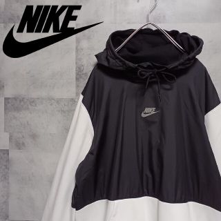 NIKE ナイキ メンズ プルオーバーパーカー L 黒タグ スポーツ ...