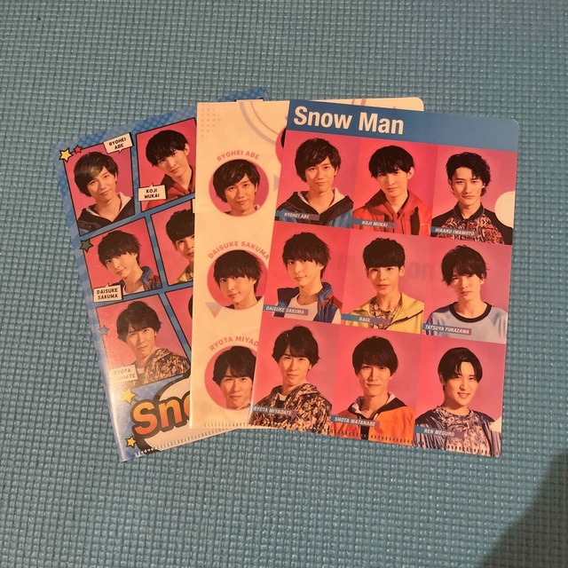 Snow Man(スノーマン)のSnowMan クリアファイル エンタメ/ホビーのタレントグッズ(アイドルグッズ)の商品写真