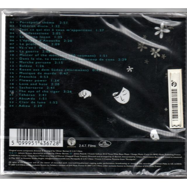 新品CD/ペルセポリス オリジナル・サウンドトラック 輸入盤 エンタメ/ホビーのCD(映画音楽)の商品写真