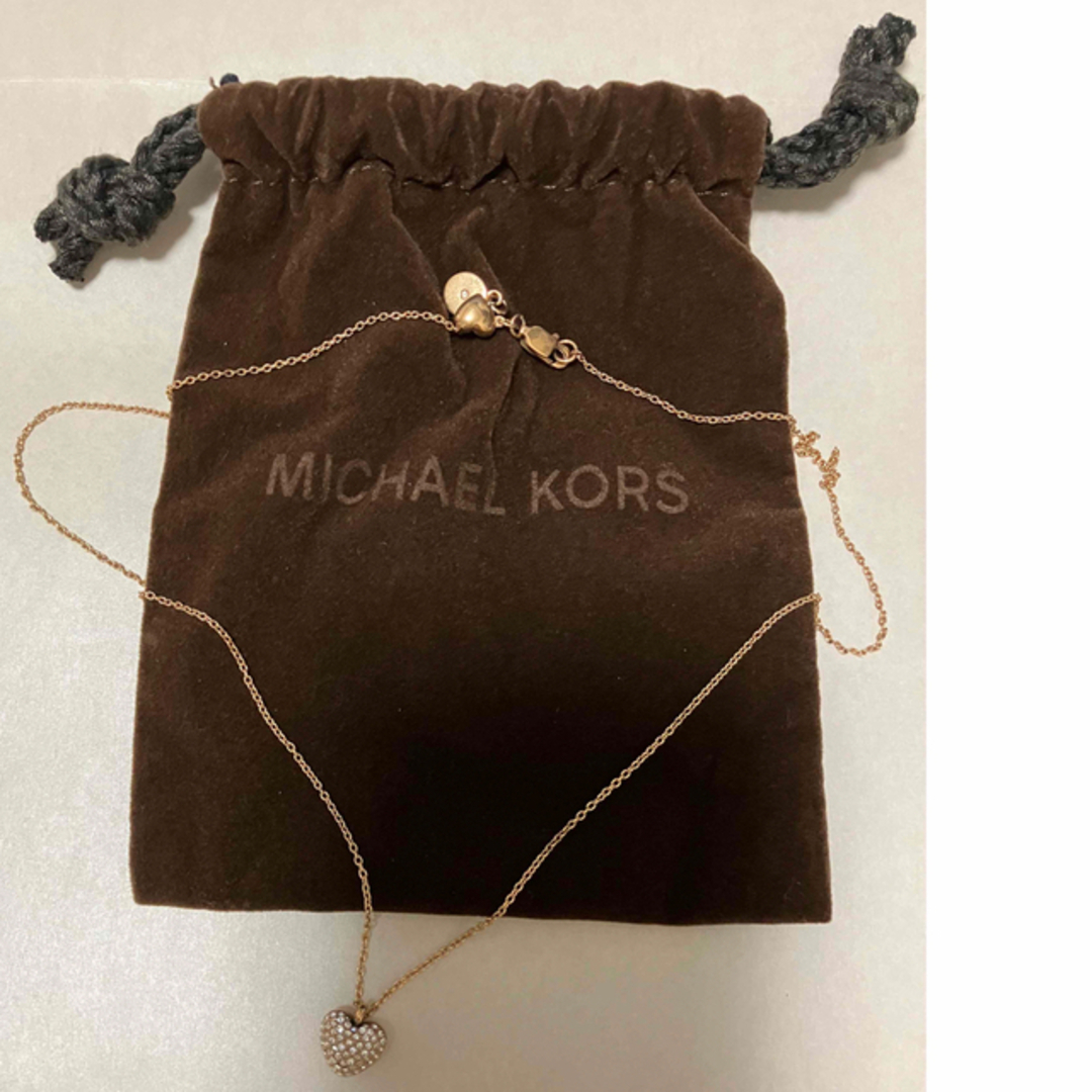 美品 マイケルコース ハート ネックレス