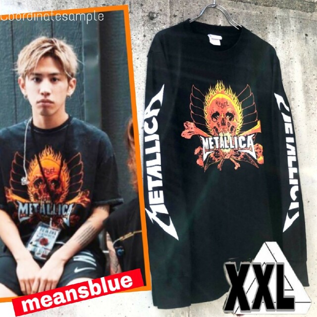 XXL☆長袖T METALLICA  REBEL ワンオク taka style