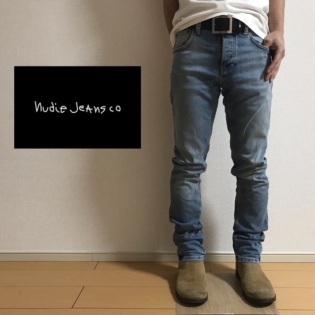 Nudie Jeans(ヌーディジーンズ)の【Nudie JeAnscoヌーディジーンズ/ストレッチスキニーデニム】 メンズのパンツ(デニム/ジーンズ)の商品写真