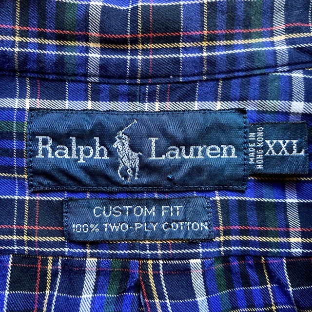 Ralph Lauren(ラルフローレン)の【古着】Ralph Lauren BD Check L/S Shirts メンズのトップス(シャツ)の商品写真