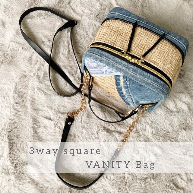 【3way】square VANITY Bag