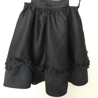 ティアードスカート 110 黒 フォーマル(ドレス/フォーマル)