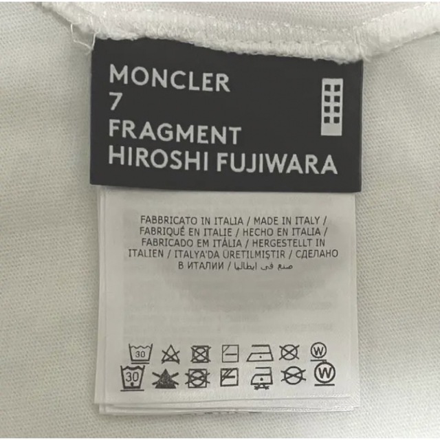 MONCLER×FRAGMENT Hiroshi Fujiwara　コラボT