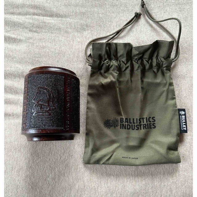 BALLISTICS(バリスティクス)の新品 BALLISTICS チェッカリング カップ 拭き漆 仕上げ ウッド スポーツ/アウトドアのアウトドア(食器)の商品写真