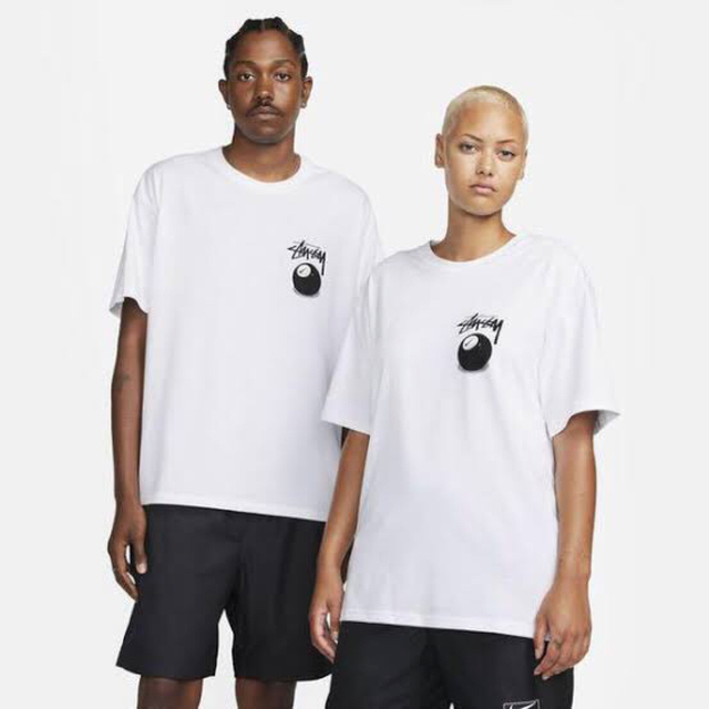 NIKE STUSSY SS 8 Ball T-Shirt White