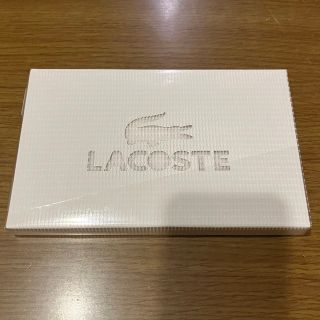 ラコステ(LACOSTE)のラコステ　タオルハンカチ【ホワイト】(ハンカチ)